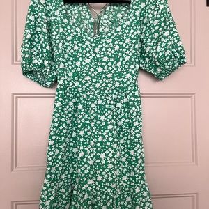 ASOS floral tiered mini dress